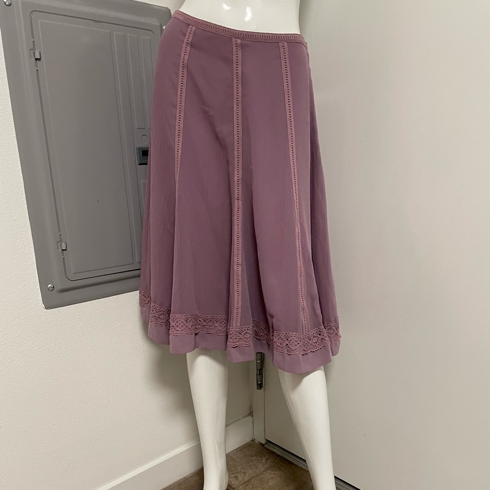 BRAND NEW Purple Elegant Flare Skirt